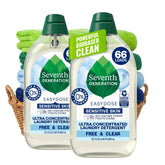 Seventh Generation imagen frontal del paquete mostrando etiquetado claro y sin fragancia