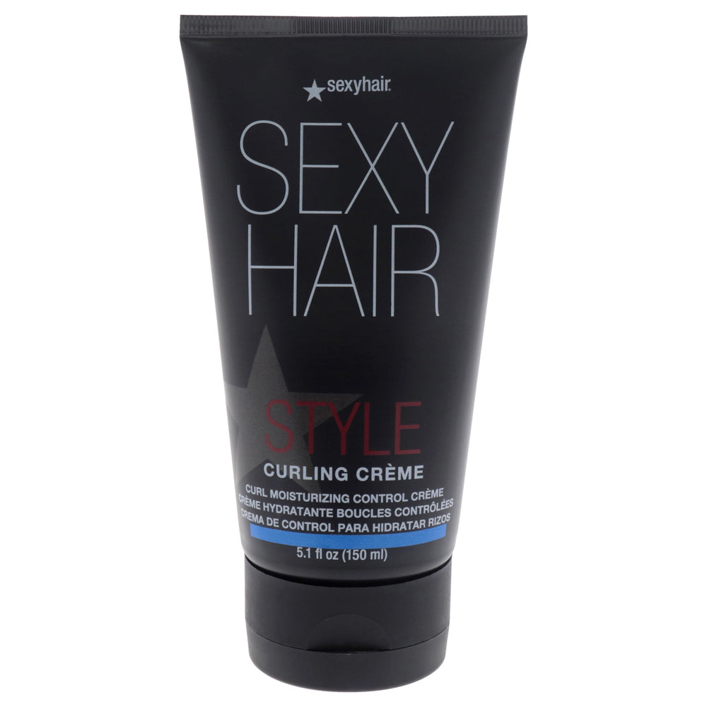 SexyHair envase frontal de Curling Crème con info visual y beneficio de definición
