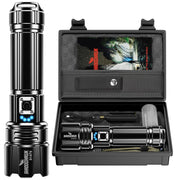Shadowhawk front view showing compact 10000 lm flashlight for reliable illumination