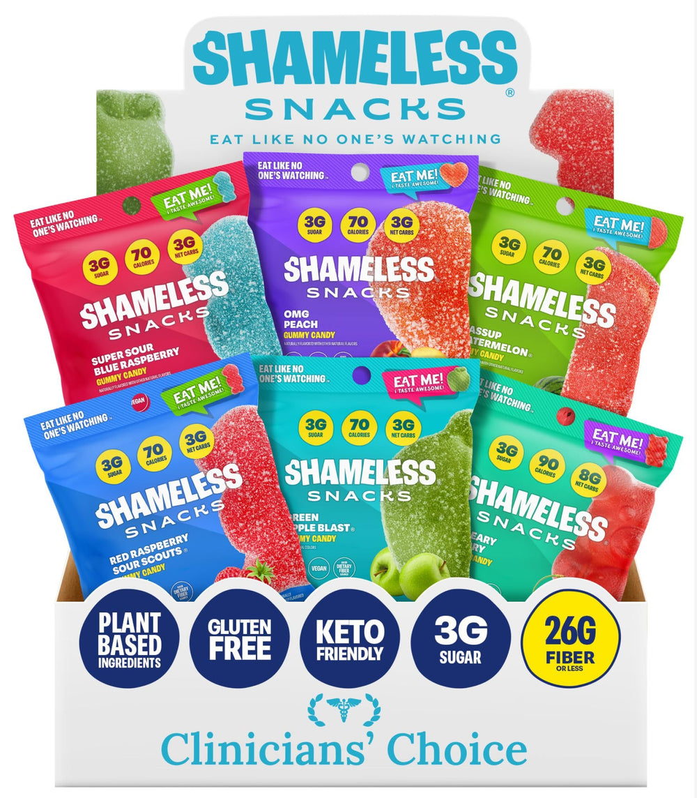 Shameless pack frontal mostrando las seis bolsas y beneficio variedad