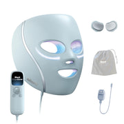 Shark CryoGlow Blue Frost front view showing sleek mask and even light delivery