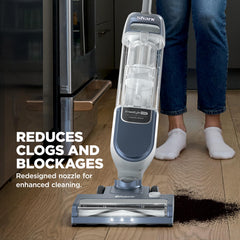 Shark Freestyle Max removable dust cup displayed for easy emptying benefit