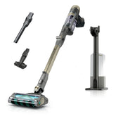 Shark IP3253 frontal con base mostrando sistema de vaciado automático y ahorro de tiempo