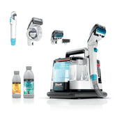 Shark StainStriker front view showing compact handheld design and nozzle benefit