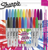 Sharpie empaque frontal Color Burst mostrando colores vibrantes y edición limitada