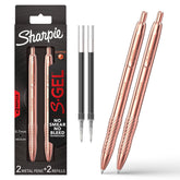 Sharpie S-Gel cuerpo cobre frontal, apariencia premium y balance