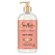 Shea Moisture envase frontal Coconut & Hibiscus mostrando etiqueta y tamaño 24 oz beneficio hidratación
