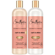 Shea Moisture frente del empaque mostrando el dúo y beneficio de definición