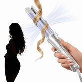 SHEGLAM vista frontal del styler pro, diseño compacto y control intuitivo