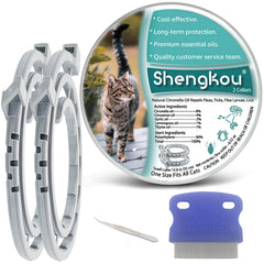 ShengKou collar frontal en empaque, vista clara y beneficios de larga duración