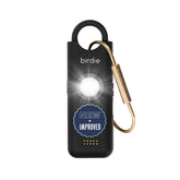She’s Birdie front view showing charcoal black alarm and compact design for easy carry