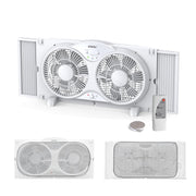shinic vista frontal montado en ventana con ventilación eficiente