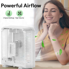 shinic perfil lateral del ventilador para ver diseño delgado y ahorro de espacio