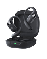 SHOKZ OpenFit 2+ front overview showing sleek open-ear design and comfortable fit