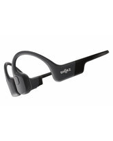SHOKZ OpenRun front view showing open-ear design and comfortable fit