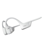 SHOKZ OpenRun Pro 2 front profile in silver showing sleek open-ear design and comfort