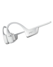 SHOKZ OpenRun Pro 2 front profile in silver showing sleek open-ear design and comfort