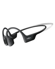 SHOKZ OpenRun Pro Mini front view showing open-ear fit and comfort