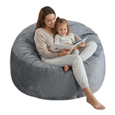 SHOUREN puff frontal gris oscuro, asiento cómodo para sala