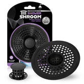 ShowerShroom vista frontal negro mate mostrando diseño y ajuste estético