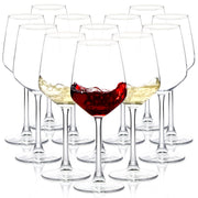 SHYRC full 12-piece set front view showing elegant uniform glasses and party-ready look