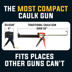 SILIGUN detalle del collar contráctil mostrando dosificación precisa del sellador