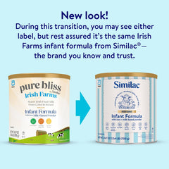 Similac detalle de etiqueta con ingredientes y beneficios visibles