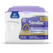 Similac 360 Total Care Gentle Comfort front tub showing packaging and benefit