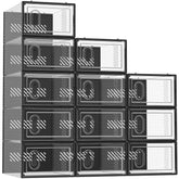 SIMPDIY clear shoe box front view showing visibility and quick selection