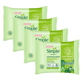 Simple envase frontal de toallitas 25 unidades que destaca frescura y limpieza