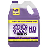 Simple Green botella frontal mostrando etiqueta y volumen, limpieza profesional