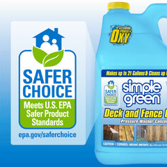 Simple Green mixed solution in sprayer ready for application, speeds cleaning