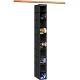 Simple Houseware vista frontal del organizador colgante, maximiza espacio vertical