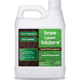 Simple Lawn Solutions bottle front view showing product and easy handling benefit