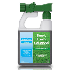 Simple Lawn Solutions envase frontal 32 oz mostrando etiqueta y tamaño práctico