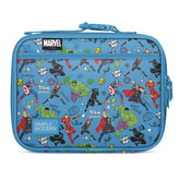 Simple Modern Marvel Avengers front view showing bold print and easy grab handle benefit