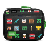 Simple Modern front view showing Minecraft print and grab handle, durable style benefit