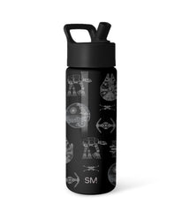 Simple Modern botella Star Wars vista frontal mostrando diseño y tamaño práctico