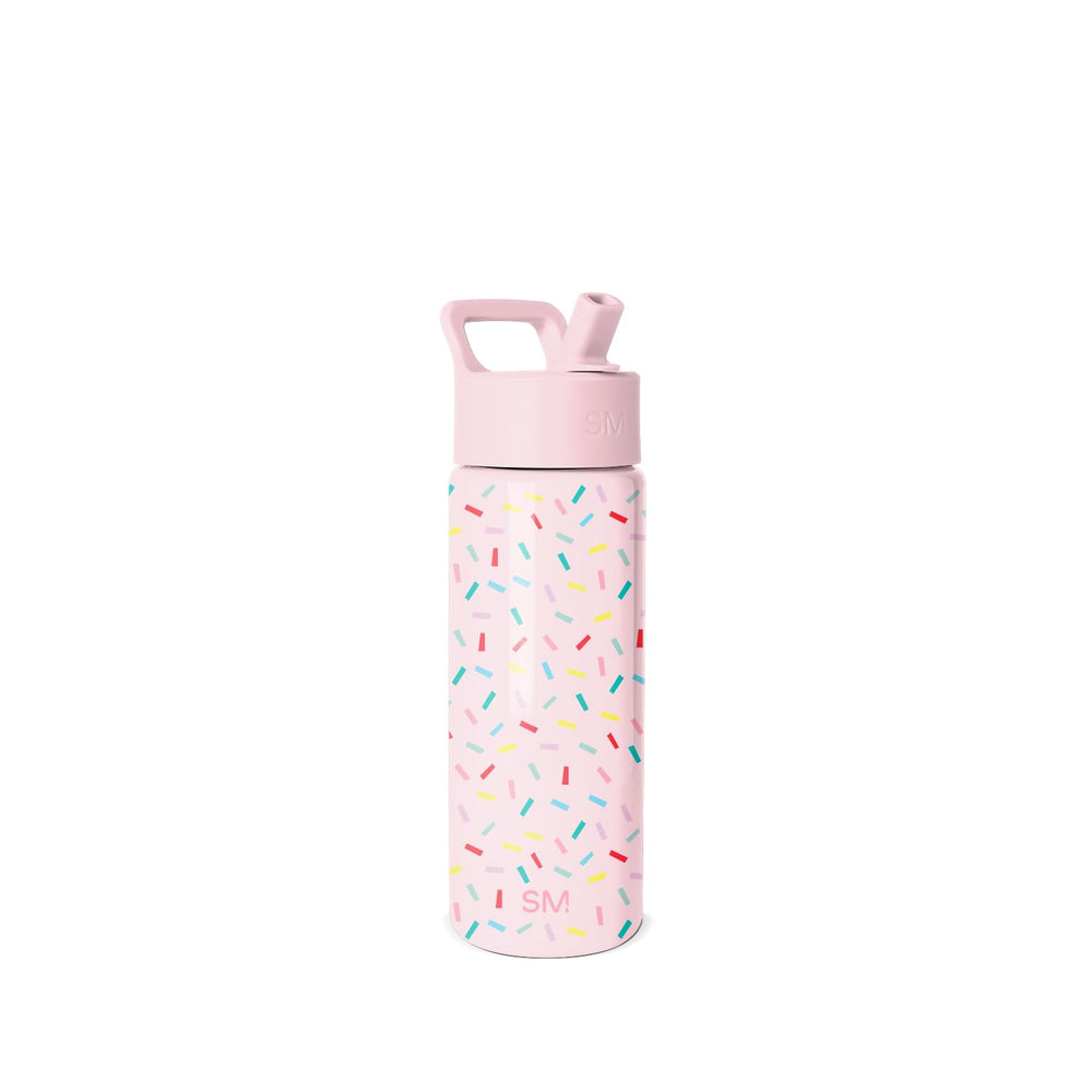 Simple Modern botella Summit Confetti frontal, diseño resistente y colorido