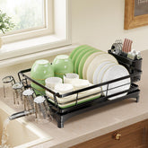 Simple Trending vista frontal del escurridor mostrando capacidad y orden