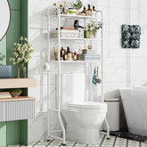 Simple Trending front view showing full white 3-tier organizer and space-saving benefit