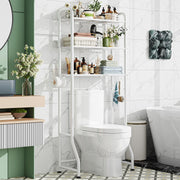 Simple Trending front view showing full white 3-tier organizer and space-saving benefit