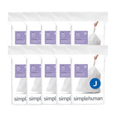 simplehuman Code J front packaging showing label and 200-count benefit