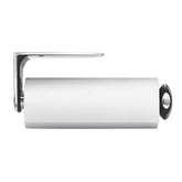 simplehuman montaje vertical en pared mostrando ahorro de espacio