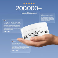 Simpletics aplicación con dedos creando volumen y definición