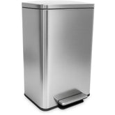 SIMPLI-MAGIC front view stainless steel can shows sleek durable finish and modern look
