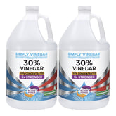 Simply Vinegar vista frontal del envase 128 oz, potencia para limpieza