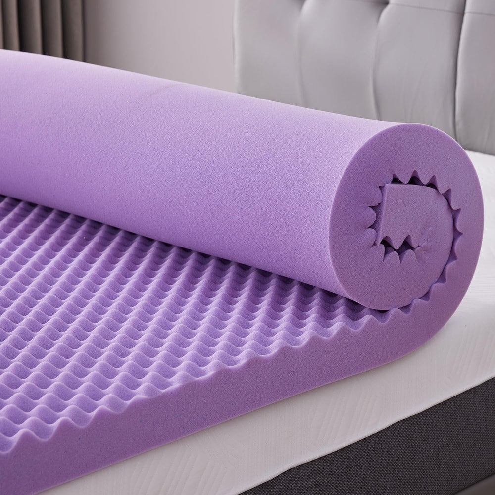 SINWEEK front packaging for twin topper showing product and size benefit