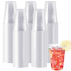 SIUQ vaso 9 oz frontal mostrando transparencia y capacidad