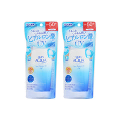 Skin Aqua textura gel acuosa en primer plano con hidratación visible